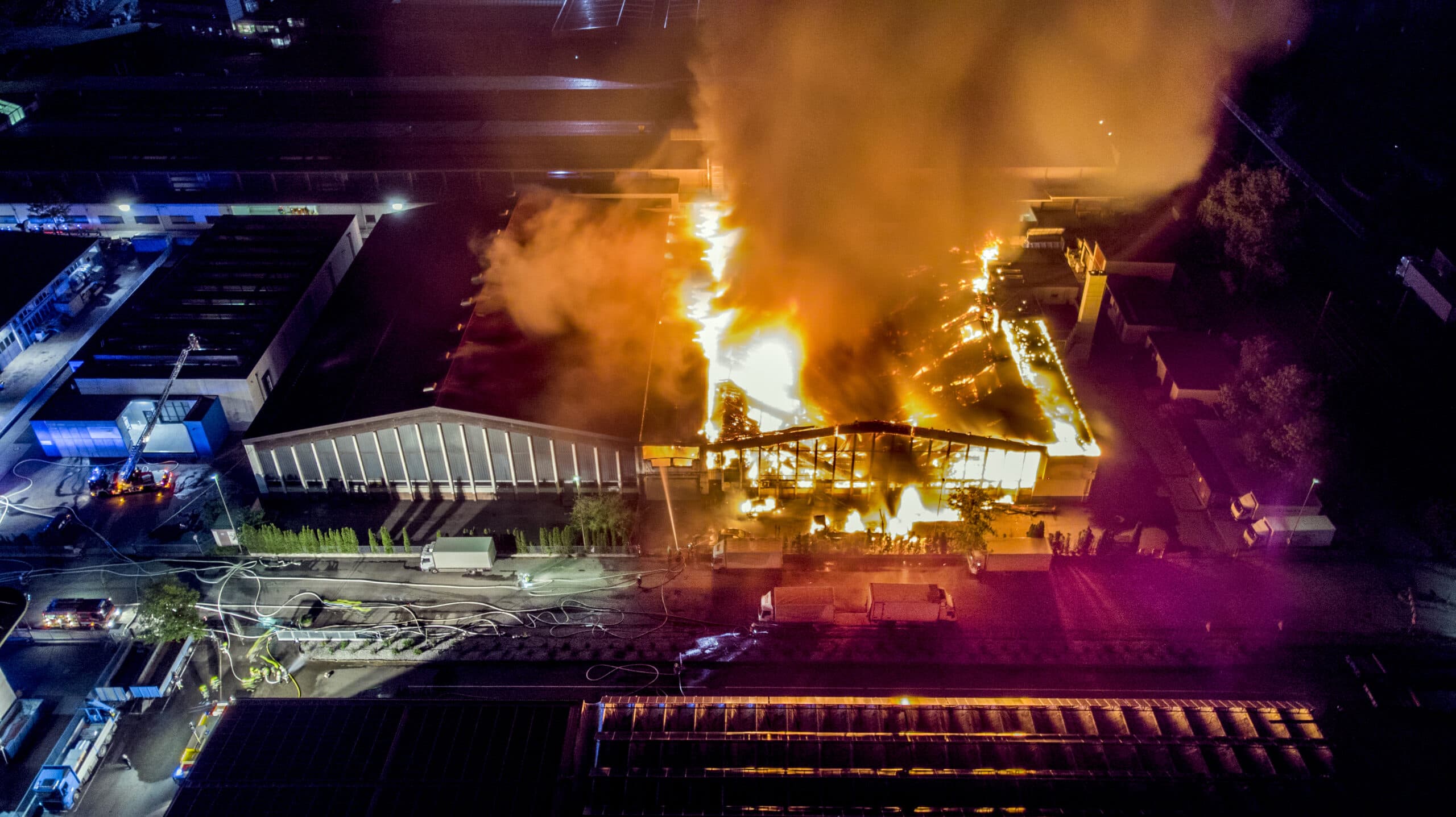 Industrial fire investigation