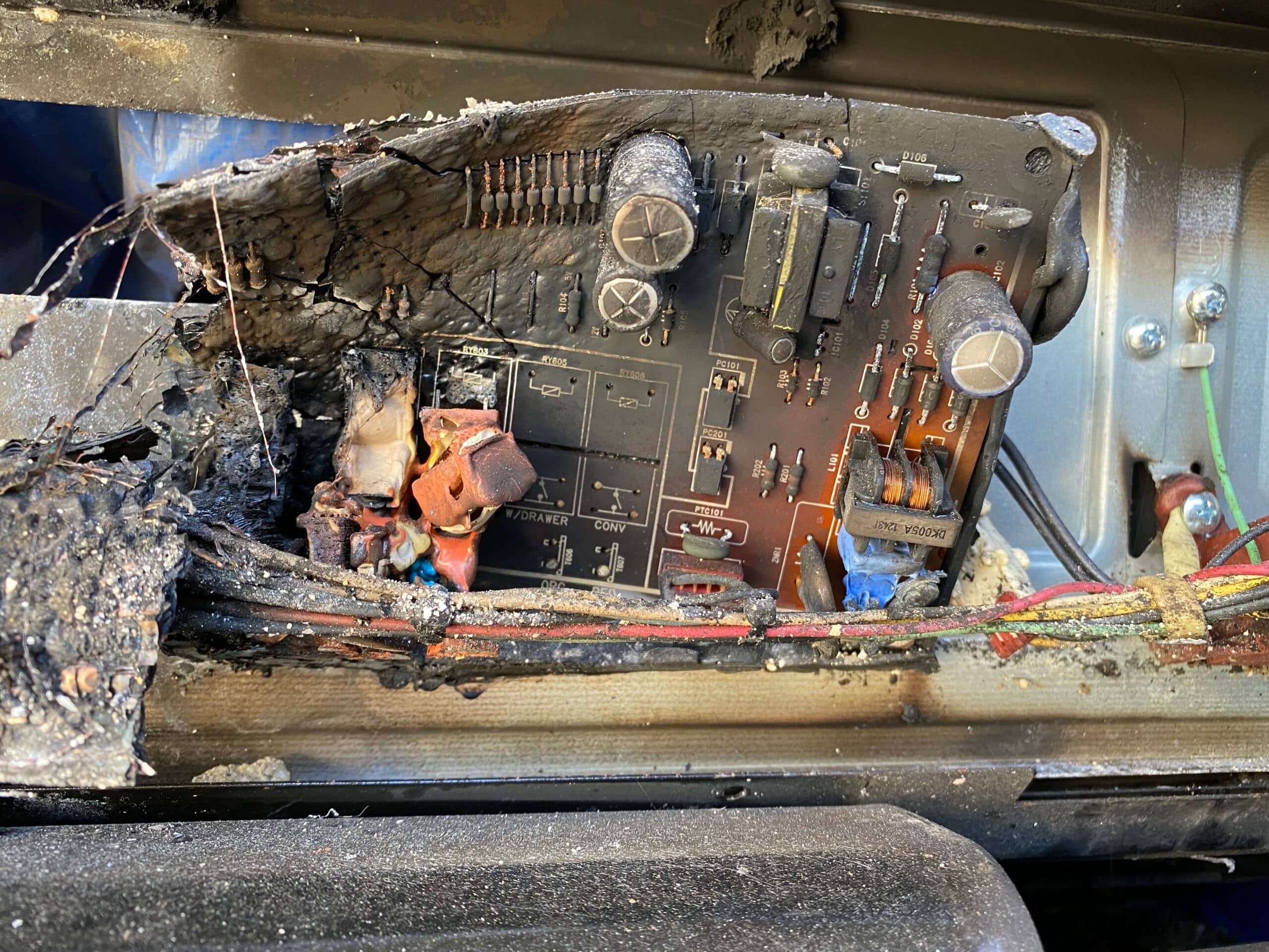 Residential fire investigation